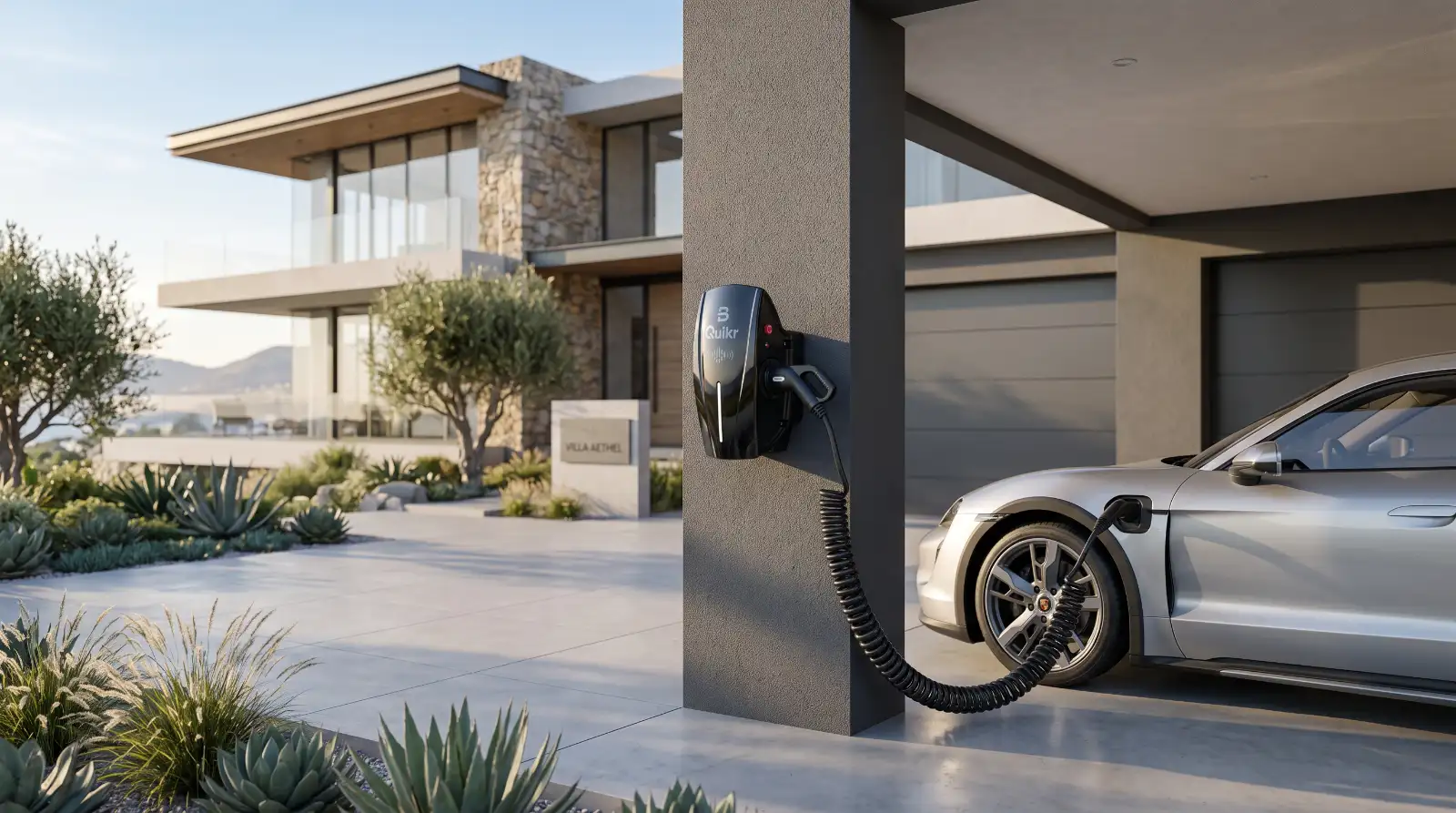 Private Villa Charging Point